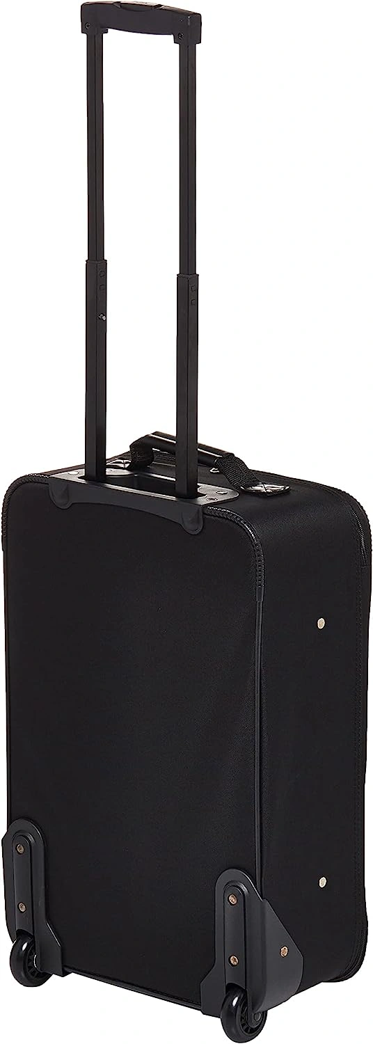 XLT Set valigie morbide da viaggio nere: comfort, stile e quattro pezzi perfetti per ogni avventura, un'eleganza senza tempo.